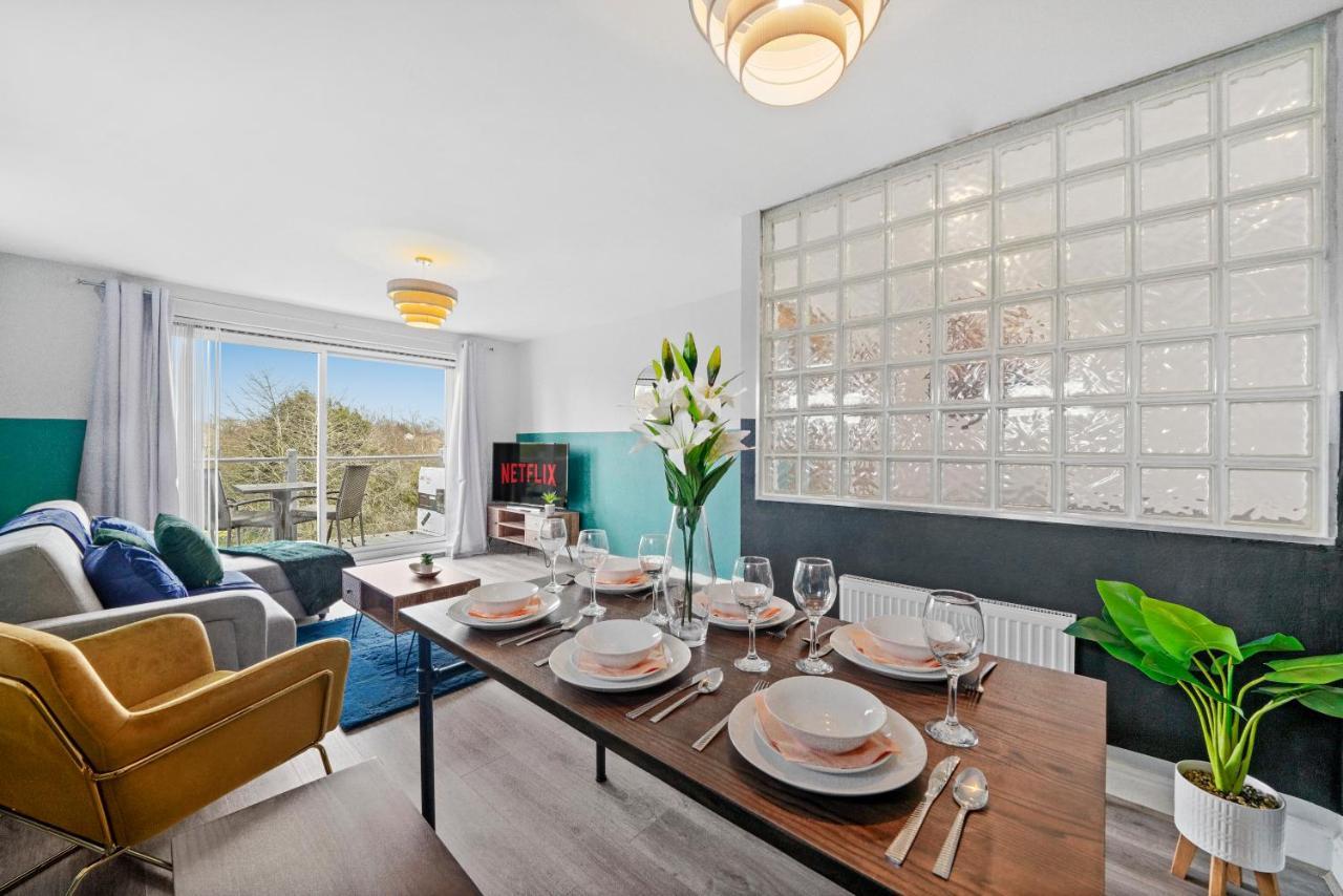The Stylish Warwick Abode - Balcony - Garden Villa Leek Wootton Buitenkant foto